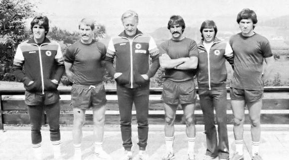 La nuova Roma 1979/80: Turone, Benetti, Liedholm, Amenta, Bruno Conti e Ancelotti